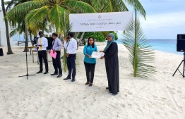 All 20 participants of the hydroponics training program were awarded a certificate by Minister Zaha. PHOTO: MINISTRY OF FISHERIES, MARINE RESOURCES AND AGRICULTURE