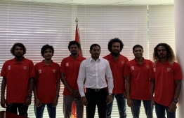 Maldives Surfing Association met with Minister of Youth, Sports and Community Empowerment on Saturday. PHOTO: MALDIVES SURFING ASSOCIATION