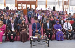 The ongoing International Teachers Conference in Addu. PHOTO: MIHAARU
