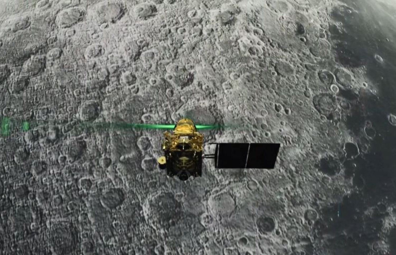 ވިކްރަމް ލޭންޑާ ހަނދަށް ތިރިކުރުމުގެ ކުރިން ނަގާފައިވާ ސްކްރީން ފޮޓޯއެއް. --ފޮޓޯ:އޭއެފްޕީ