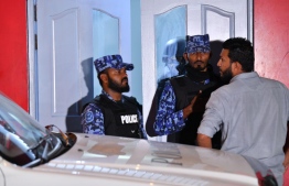 Maldives Police Service investigating into an address of interest under their special operation.