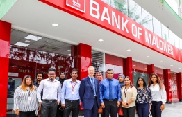 Bank of Maldives (BML) opens a USD ATM at reclaimed suburb Hulhumale'. PHOTO: BML