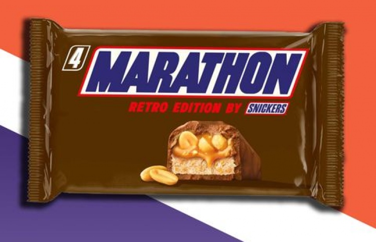 ޔޫކޭގައި "ސްނިކާޒް" ޗޮކްލެޓް "މެރަތަން" ގެ ނަމަށް