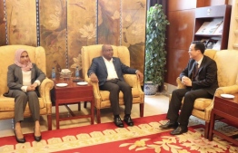 Minister of Foreign Affairs Abdulla Shahid arrives in Beijing, China, for his first official visit to the country since assuming office. PHOTO: FOREIGN MINISTRY