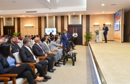 A photograph taken at the inauguration ceremony of ADK's Brain and Spine Conference 2019. PHOTO: MIHAARU/ HUSSAIN WAHEED
