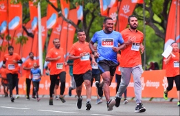 [File] Dhiraagu Maldives Road Race, the largest running event in the Maldives