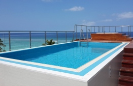 The rooftop pool at Airport Beach Hotel. PHOTO: HAWKS PVT LTD