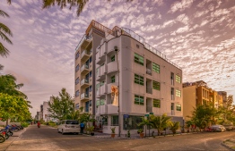 Airport Beach Hotel situated in reclaimed suburb Hulhumale'. PHOTO: HAWKS PVT LTD
