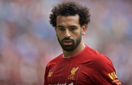 LONDON, ENGLAND - Sunday, August 4, 2019: Liverpool's Mohamed Salah during the FA Community Shield match between Manchester City FC and Liverpool FC at Wembley Stadium. (Pic by David Rawcliffe/Propaganda)