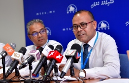CEO Shaah speaking at the press conference held by MTCC. PHOTO: NISHAN ALI