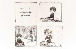 Comic of the Day - Not a Morning Person. ILLUSTRATION/NUHA NASHEED