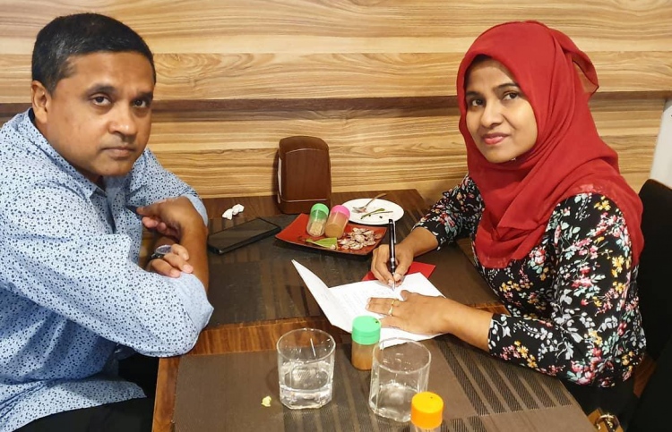 ނަހުލާ އާއި ބިންމާ އިބްރާހިމް ވަހީދު.