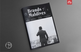 The cover page of the first issue of Brands of Maldives. PHOTO: MIHUSAN ABDUL GHANEE