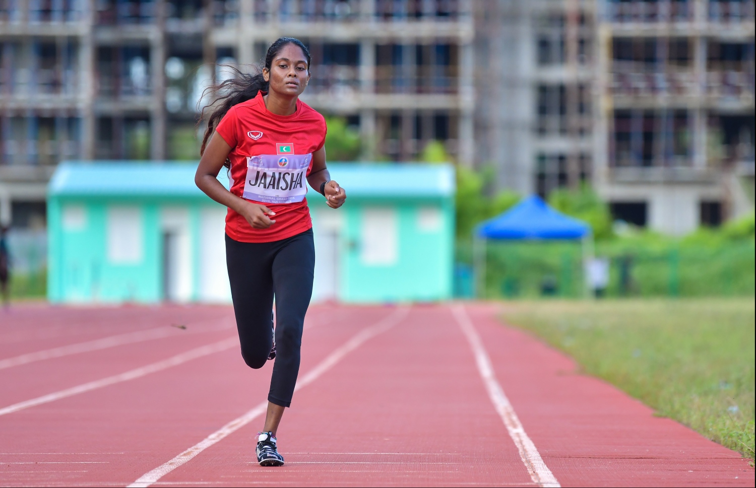 ޖާއިޝާ އިއްޔެ 1500 މީޓަރު ރޭހުގައި ދުވަނީ. --ފޮޓޯ: ހުސެއިން ވަހީދު/ މިހާރު