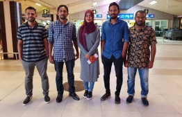 Local participants chosen for the Knowledge Co-Creation Program run by JICA (Japan International Cooperation Agency) at Velana International Airport. PHOTO: JICA