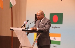 Minister of Foreign Affairs, Abdulla Shahid inaugurated the Third SAARC Education/ Higher Education Ministers Meeting at Crossroads Maldives. PHOTO: FOREIGN MINISTRY