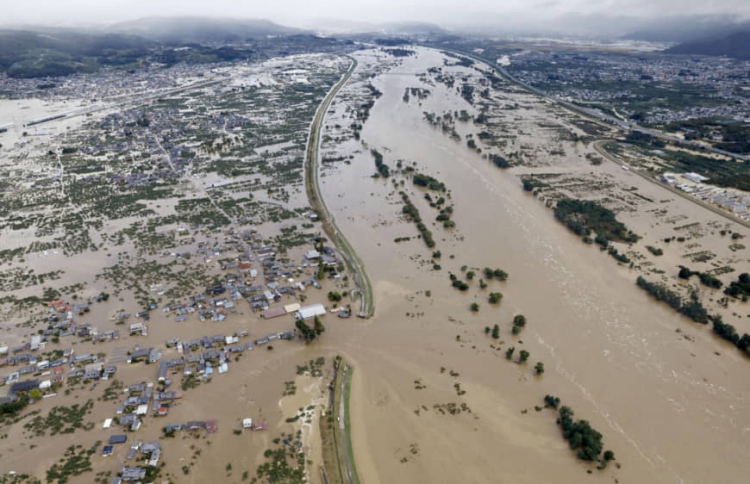 ތޫފާން "ހަގިބިސް" ގައި ޖަޕާނުން 25 މަރު