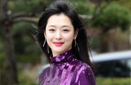 This undated photo released by Yonhap in Seoul on October 14, 2019 shows Sulli, a former member of top South Korean girl group f(x). - A popular K-pop star who had long been the target of abusive online comments was found dead at her home on October 14, South Korean police said. PHOTO: YONHAP / AFP