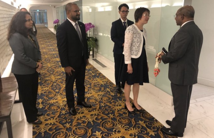 ފޮރިން މިނިސްޓަރު ޝާހިދު ތައިލެންޑަށް ވަޑައިގެންފި