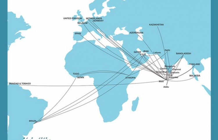 ރާއްޖޭގެ ޑްރަގް މެޕް، 4 ބައްރުން 19 ގައުުމު