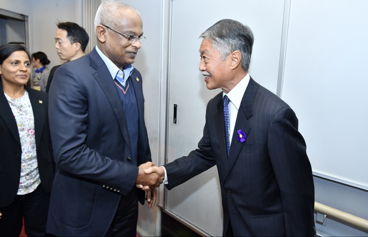 ރައީސްގެ ދެކަނބަލުން ޖަޕާނަށް ވަޑައިގެންފި