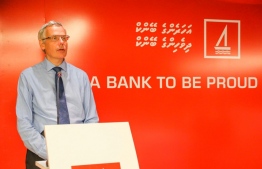 Bank of Maldives (BML) CEO and Managing Director Tim Sawyer. BML noted MVR 1.2 billion in profit following the end of the third quarter. PHOTO: BANK OF MALDIVES