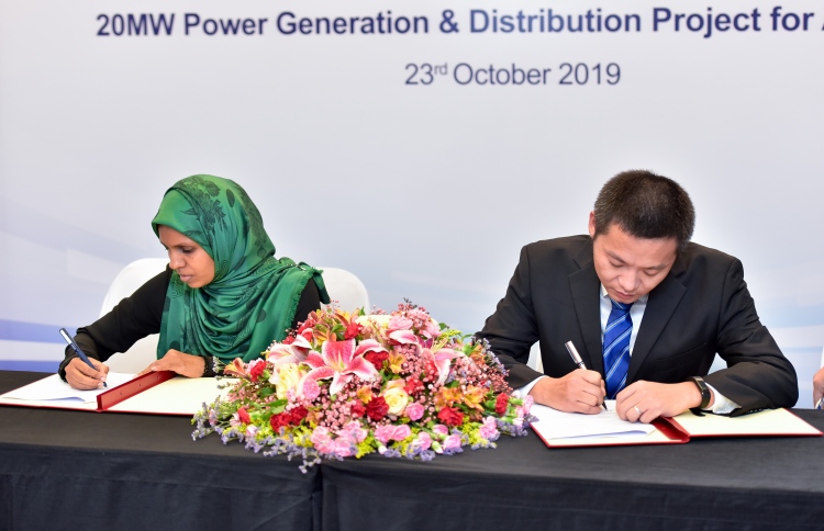 އައްޑޫގެ ކަރަންޓު މަޝްރޫއަށް 570 މިލިއަން ރުފިޔާ