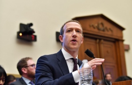 Facebook Chairman and CEO Mark Zuckerberg testifies before the House Financial Services Committee on "An Examination of Facebook and Its Impact on the Financial Services and Housing Sectors" in the Rayburn House Office Building in Washington, DC on October 23, 2019. (Photo by Nicholas Kamm / AFP)