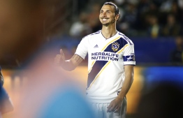 Zlatan Ibrahimovic has confirmed his departure from Los Angeles Galaxy. PHOTO: Katharine Lotze / AFP