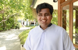Mohamed Saif, the Sales & Marketing Executive at Canareef Resort Maldives. PHOTO: HAWWA AMAANY ABDULLA / THE EDITION