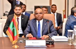 Foreign Minister Abdulla Shahid participates in the 19th Council of Ministers of IORA at Abu Dhabi. PHOTO/FOREIGN MINISTRY