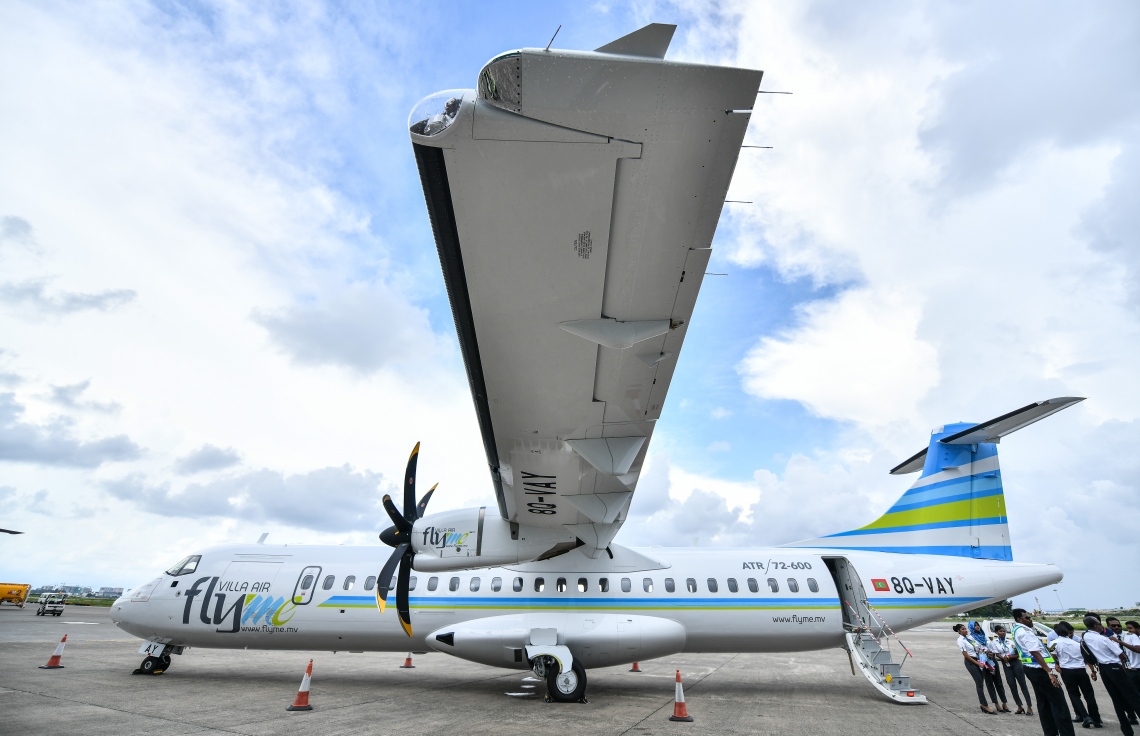 ވެލާނާ އިންޓަނޭޝަނަލް އެއާޕޯޓް: ނޮވެމްބަރު 7، 2019- ވިލާ އެއާގެ ފްލައިމީގެ ފްލީޓަށް އަލަށް ގެނައި، އޭޓީއާރު 600-72 މަރުކާގެ މަތިންދާބޯޓު އެއާޕޯޓަށް ޖައްސާފައި: މީގެ އަށް އަހަރު ކުރިން އުދުހެން ފެށި ފްލައިމީގައި އޭޓީއާރު 600-72 މަރުކާގެ ތިން ބޯޓު މިހާރު ގެންގުޅޭ.---ފޮޓޯ: ނިޝާން އަލީ/މިހާރު