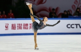 Anna Shcherbakova of Russia performs during the Ladies Short Program at the ISU Grand Prix Cup of China figure skating event in China's southwestern Chongqing on November 8, 2019.
PHOTO: STR / AFP