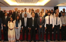 Participants of the humanitarian dialogue on migration. PHOTO: MALDIVIAN RED CRESCENT (MRC)
