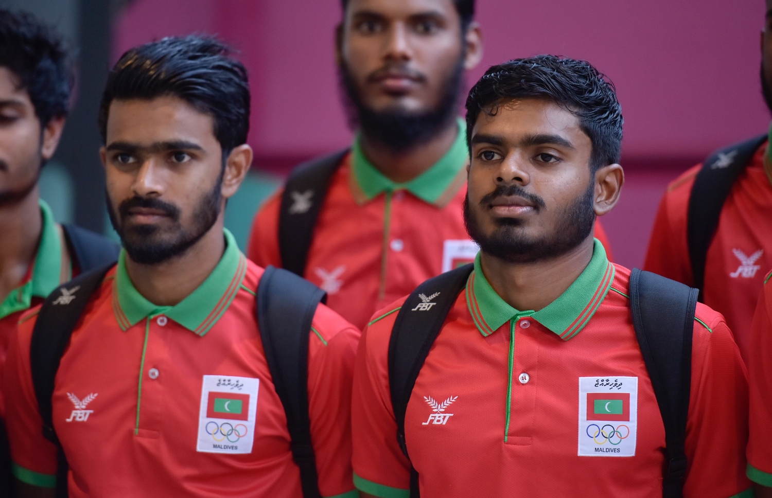 ޓީމުގެ ސްކޮޑުގައި ހިމެނުނު ޒާން (ކ) އާއި ފޭދޫ އިއްބެ. -- ފޮޓޯ: ނިޝާން އަލީ/ މިހާރު