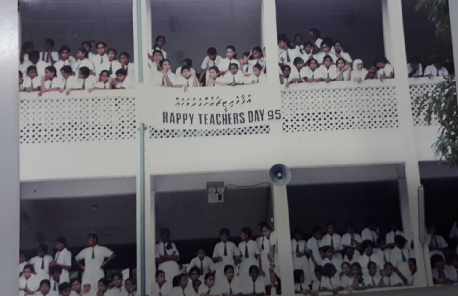 މީގެ ވިއްސަކަށް އަހަރު ކުރިން އަމީނިއްޔާ ސްކޫލުގައި ޓީޗަރުންގެ ދުވަސް ފާހަގަކުރަނީ