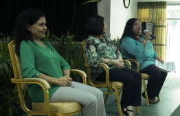Aminiya School alumni at the panel discussion 'Ilmee Gulshan' held on November 28, 2019, to celebrate the school's diamond jubilee. PHOTO: HAWWA AMAANY ABDULLA / THE EDITION