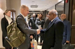 Minister of Foreign Affairs Abdulla Shahid concluded a three-day official visit to Finland on Friday. PHOTO: MINISTRY OF FOREIGN AFFAIRS