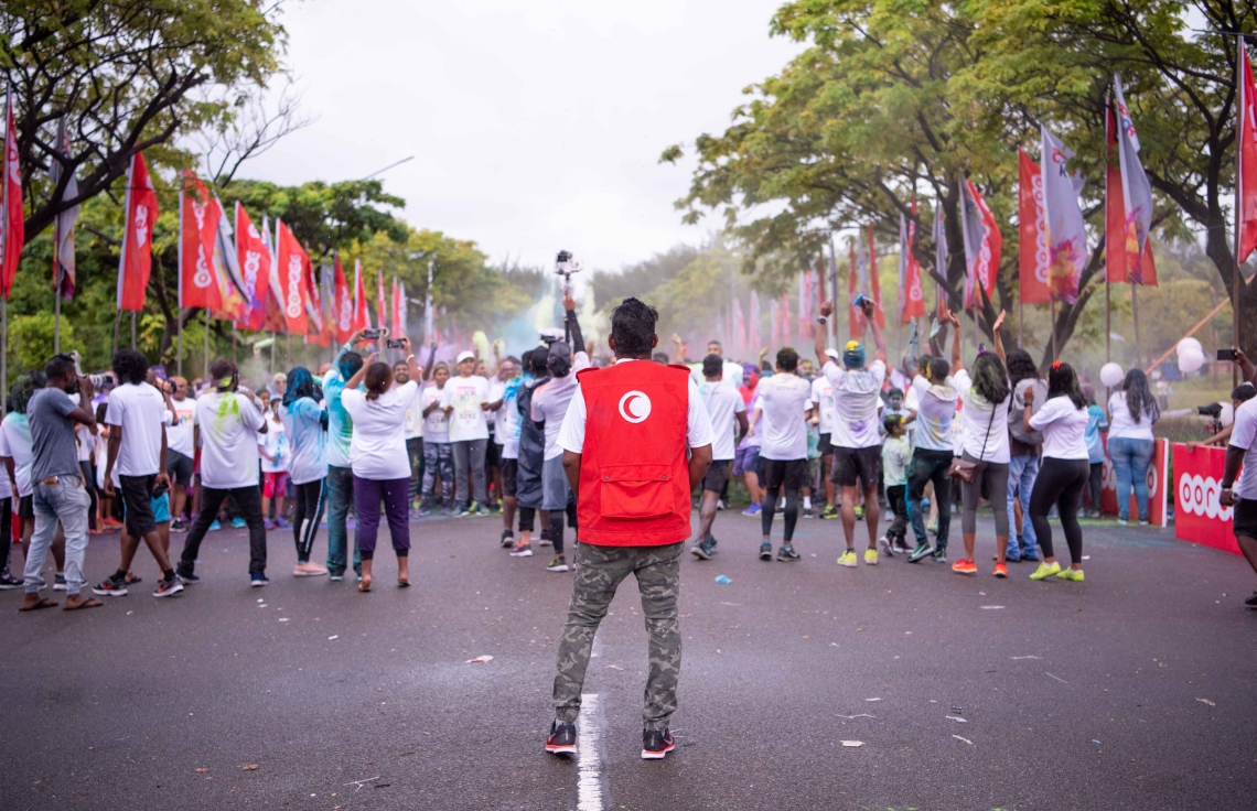 ހުޅުމާލެ: ނޮވެމްބަރު 30، 2019- އުރީދޫން މި އަހަރު ބޭއްވި ފޯރިގަދަ ކަލަ ރަންގެ ތެރެއިން: އާންމުންގެ ބޮޑު ތަރުހީބެއް ލިބުނު މި އަހަރުގެ މި ހަރަކާތުގައި 5،000 ވުރެ ގިނަ މީހުން ބައިވެރިވި ކަމަށް އުރީދޫން ބުނޭ.---ފޮޓޯތައް: އުރީދޫ