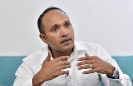 Former Vice President Mohamed Jameel Ahmed: he resigned from Jumhooree Party on February 16, 2020. PHOTO: NISHAN ALI / MIHAARU