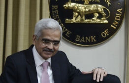 EDITORS NOTE:  / Reserve Bank of India (RBI) governor Shaktikanta Das arrives for a press conference at the central bank's headquarters in Mumbai on December 5, 2019. (Photo by Punit PARANJPE / AFP)