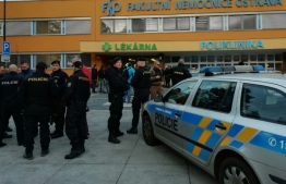 The gunman allegedly shot people at close range as they sat waiting in the trauma ward of the Faculty Hospital in Ostrava. PHOTO: CZECH POLICE / AFP / HO