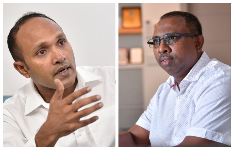 ނަޝީދުގެ ފޮޓޯއާ ހެދި އާޒިމާއި ޖަމީލްގެ ކުރިމަތިލުމެއް!