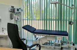 A consultation room in Addu Equatorial Hospital. FACEBOOK PHOTO: DEPUTY MINISTER OF HEALTH NISHA MOHAMED