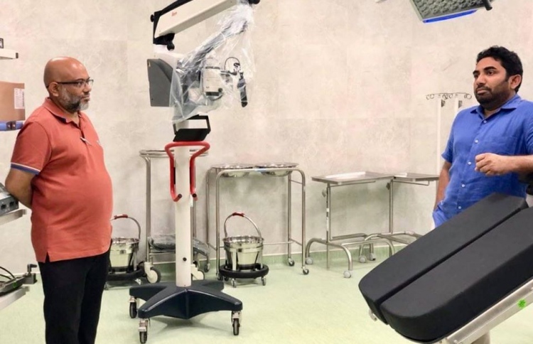 އައްޑޫ އާ ހޮސްޕިޓަލްގެ ތައްޔާރީތައް އަމީން ބައްލަވާލައިފި