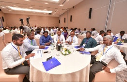 Local councillors at the Viavathi Raajje conference held in December 2019. FILE PHOTO/MIHAARU