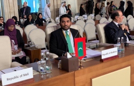 Minister of Health Abdulla Ameen in attendance at the Islamic Conference of Ministers of Health of the Organisation of Islamic Cooperation (OIC).  PHOTO: HEALTH MINISTRY
