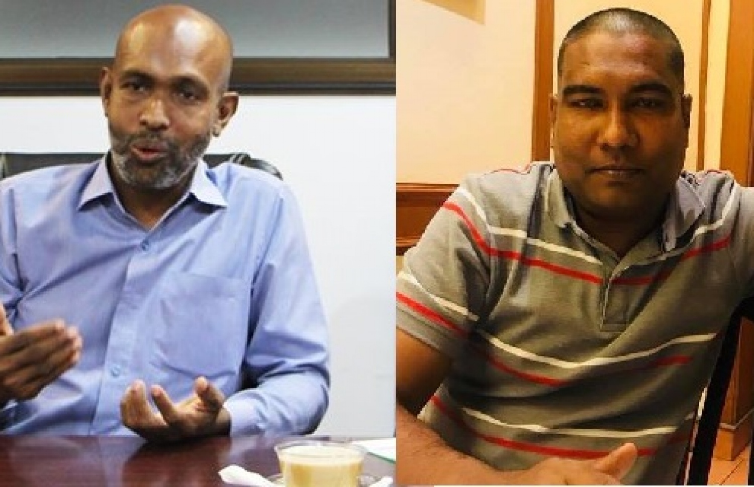 އަހުމަދު އަބްދުﷲ (ކ) އާއި އިސްމާއިލް ރަޝީދު.