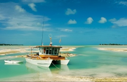 A boat docked at Kiribati's shores. PHOTO: PACIFICISLANDLIVING