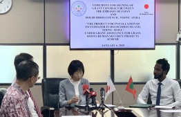 Japan grants MVR 4 mil to Holhudhoo for waste management project. PHOTO: THE EDITION